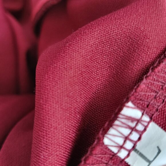 Renaissance Faire Gothic Vampire Red Dress Off-Shoulder Lace-up Dramatic Sleeves - Picture 12 of 15